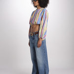 Top corto M/L MOD14 BIANCO MULTI milaura 