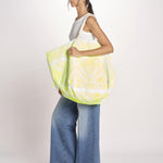 borsa grande SHQ-26E18 Y YELLOW FLUO le daf 