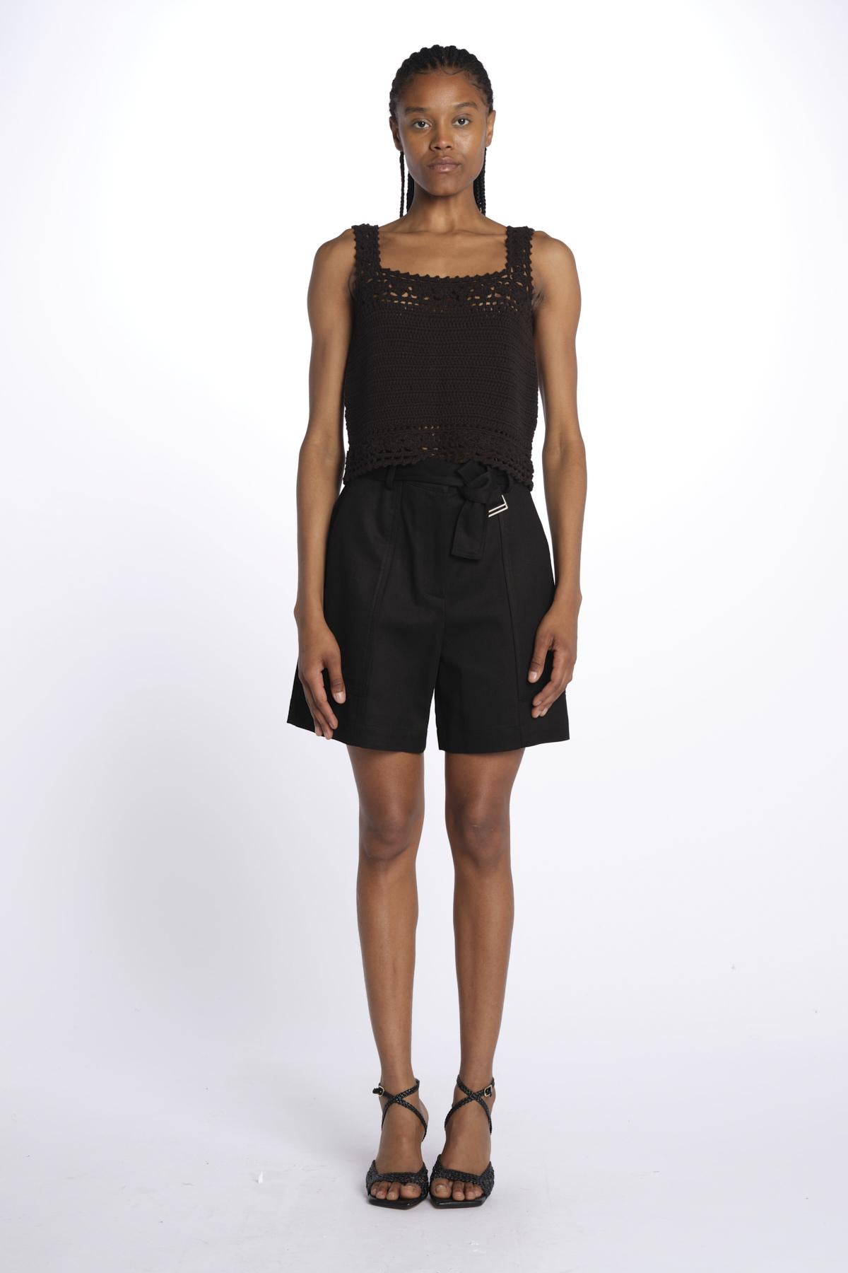 Top crochet 142103 BLACK lvir 