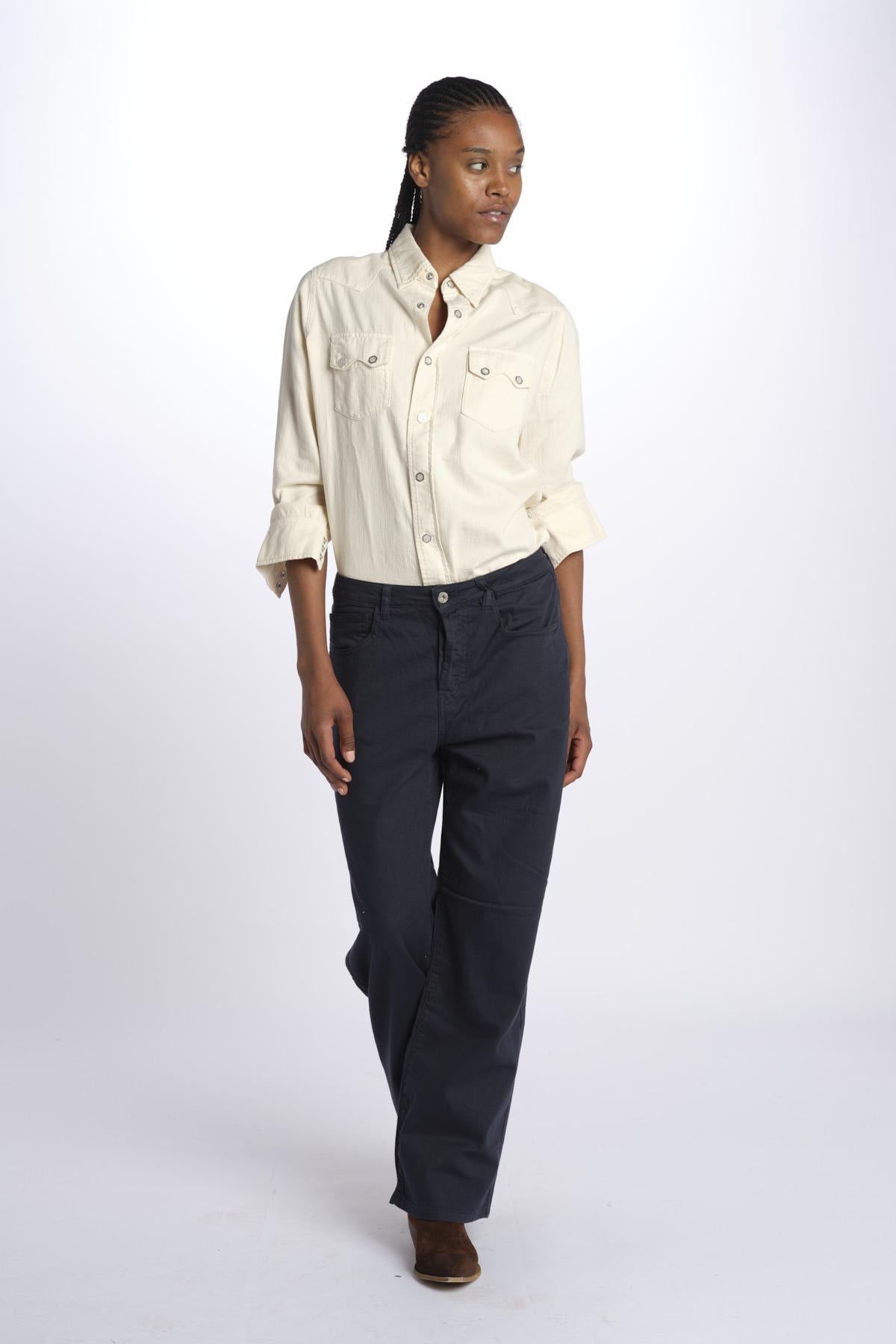 Denim ZELDA combo cropped ZELDA NAVY true avenue 