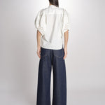 Camicia intarsio FELICE 6eva04-V09829 ECRU vanessa bruno 