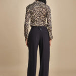 pantaloni pences tela lana MOD.0188 BLU aspesi 
