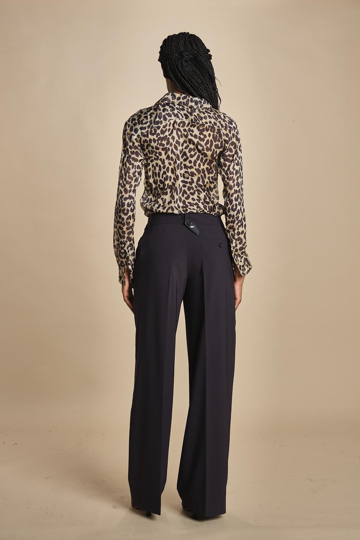 pantaloni pences tela lana MOD.0188 BLU aspesi 
