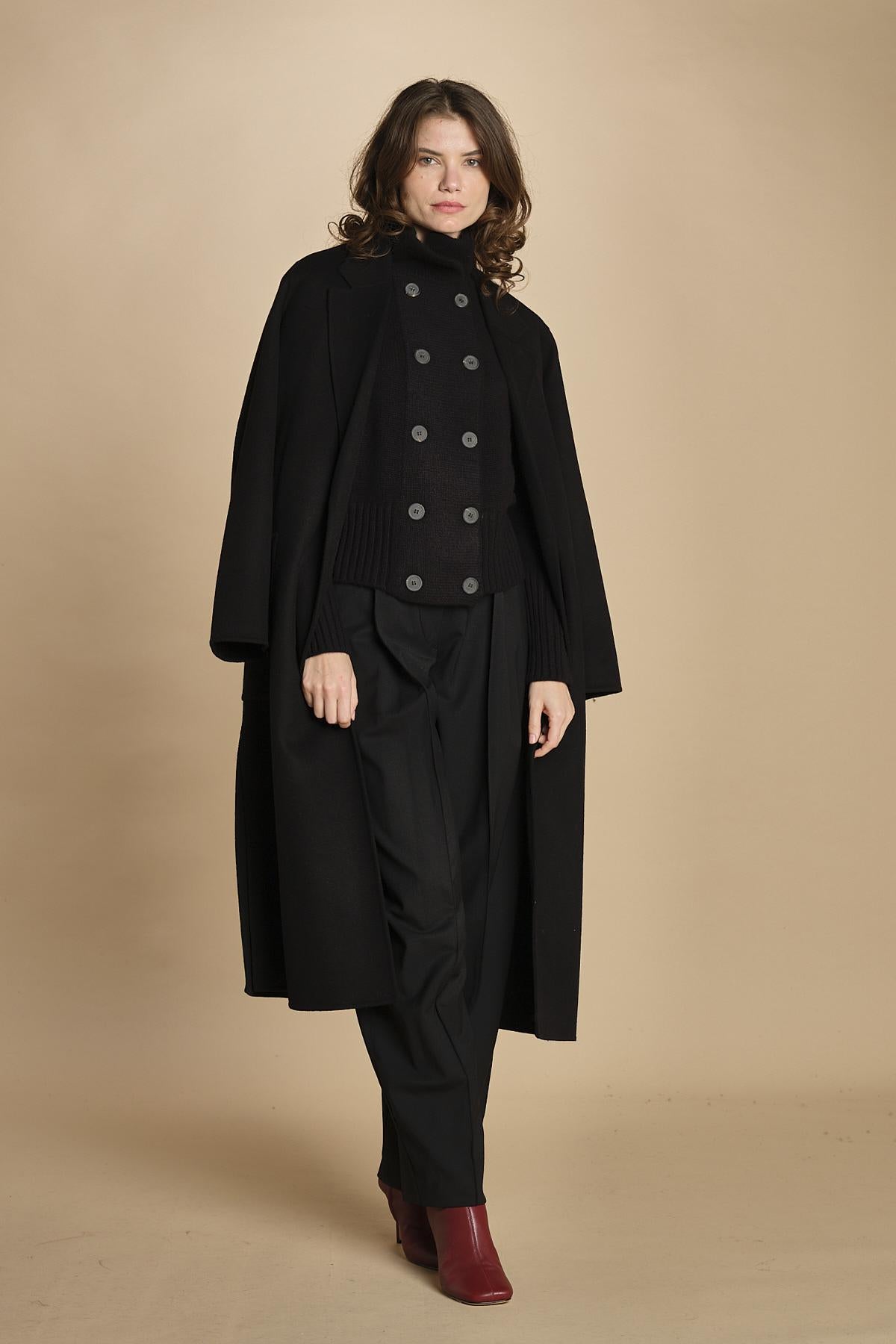 Giubbottino doppiopetto D2300698 NERO milaura 