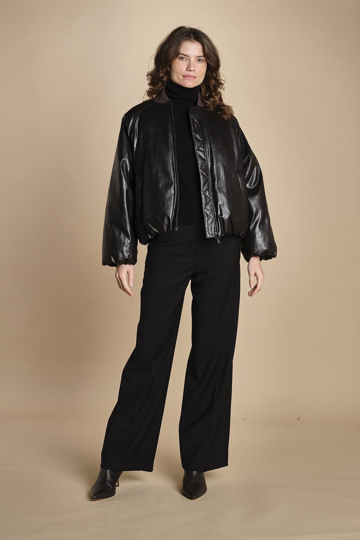 bomber in ecopelle POTENTE 2525486042600 001 weekend maxmara 