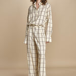 pantaloni a quadri TRAVEL CHECK BORD crida 