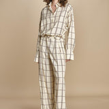 pantaloni a quadri TRAVEL CHECK BORD crida 