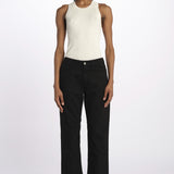 Denim LINDY combo stretto cropped LINDY BLACK true avenue 