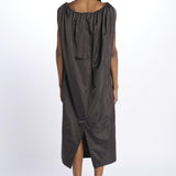 Abito VERONIKA raso midi 5594155 STEEL herskind 