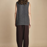 gilet over links MIL55 25024 GRIGIO SCURO milaura 