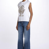 Cloe hc guitar wings strass JWTT01265 WHITE zadig & voltaire 
