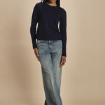 d2501005 girocollo slim by milaura. d2501005 866 BLU milaura 