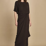 gonna pareo. T2716G DARK BROWN dusan 