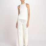 pantalone in crochet SANTY ECRU ba&sh 