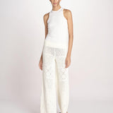 pantalone in crochet SANTY ECRU ba&sh 