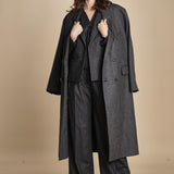 gilet gessato 15V528CO191 P092 GREY ines de la fressange 