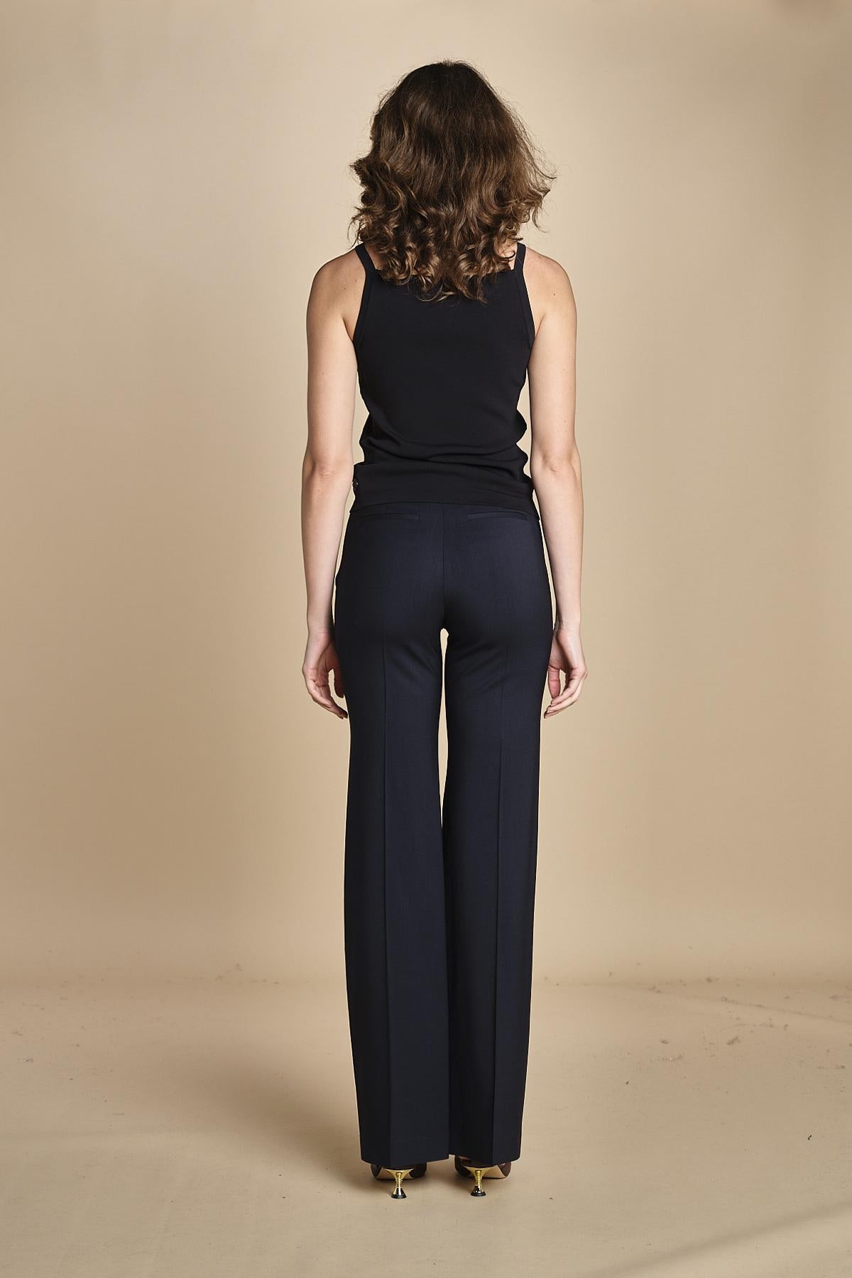 pantalone in wool stretch MORISSEY JP001623 NAVY 0370 joseph 
