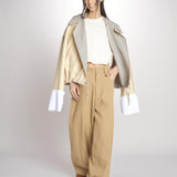 Pantalone con tasche CARLA MJD230_S93058 ROYAL YELLOW jejia 