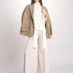 pantalone largo con nervature ORIANA 540 54 85 PABBLE quelledue 