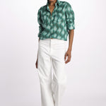 Camicia COQUILLAGES KIPRO 520K terre rouge 
