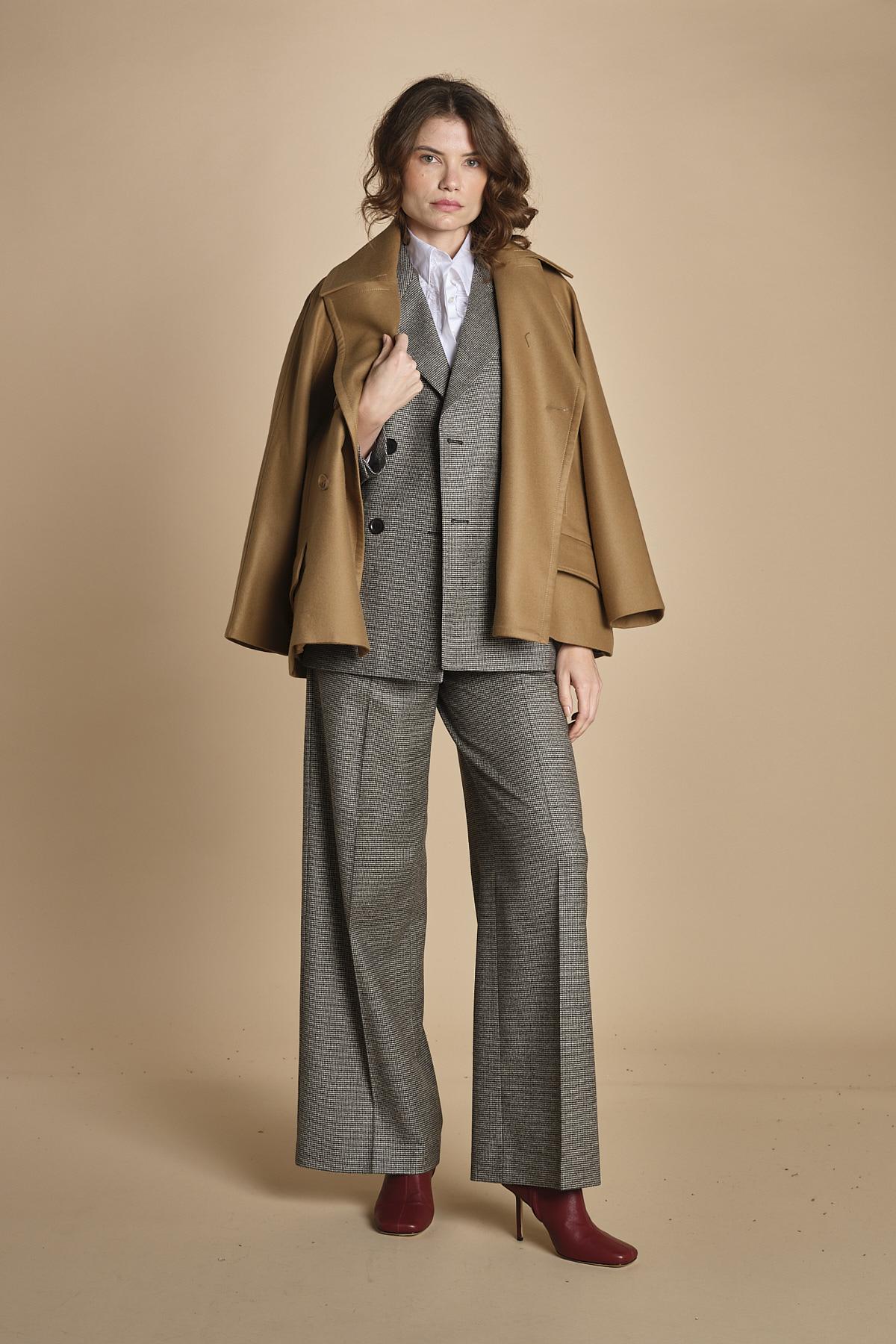 pantalone piede de poule 0188 44241 aspesi 