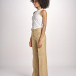 pantalone dritto in canapa MELODY L 33087 805 112 quelledue 