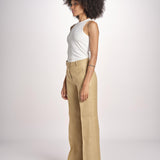 pantalone dritto in canapa MELODY L 33087 805 112 quelledue 