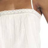 Top DACY spallina ricamo 648488 ECRU m.a.b.e. 