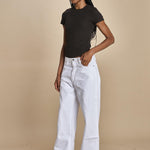 denim cinque tasche THE LOOSE 20027028 WHT frame 