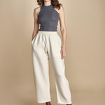 pantalone double THALO SNW CHALK studio nicholson 