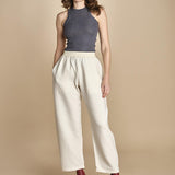 pantalone double THALO SNW CHALK studio nicholson 