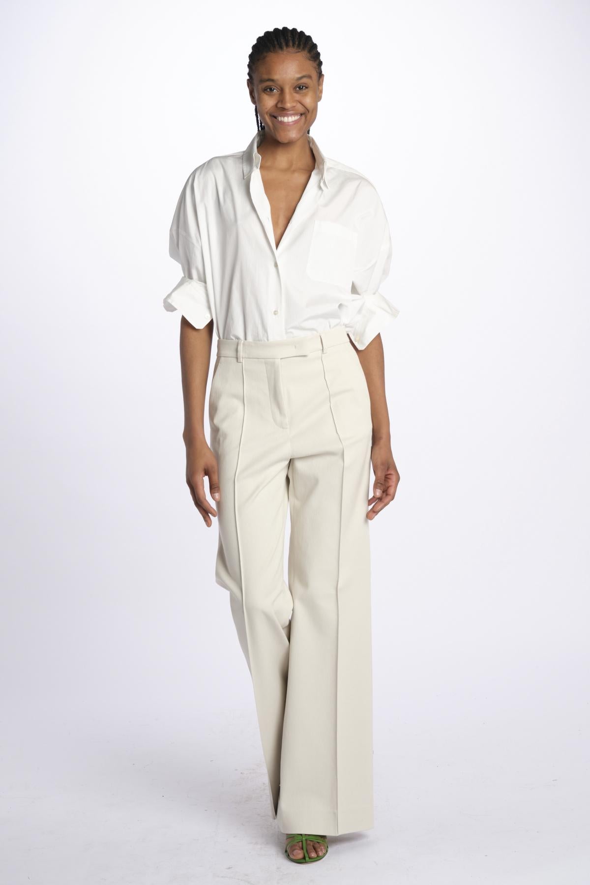 Pantalone OTTAVIA nervature lungo OTTAVIA 53 quelledue 
