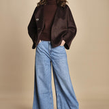 denim over MUSC LIGHT USED BLUE ba&sh 