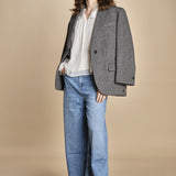 camicia con rouches NILS ECRU ba&sh 