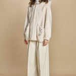 parka ecofur. SELENA ECRU giovanni paris 