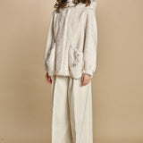 parka ecofur. SELENA ECRU giovanni paris 