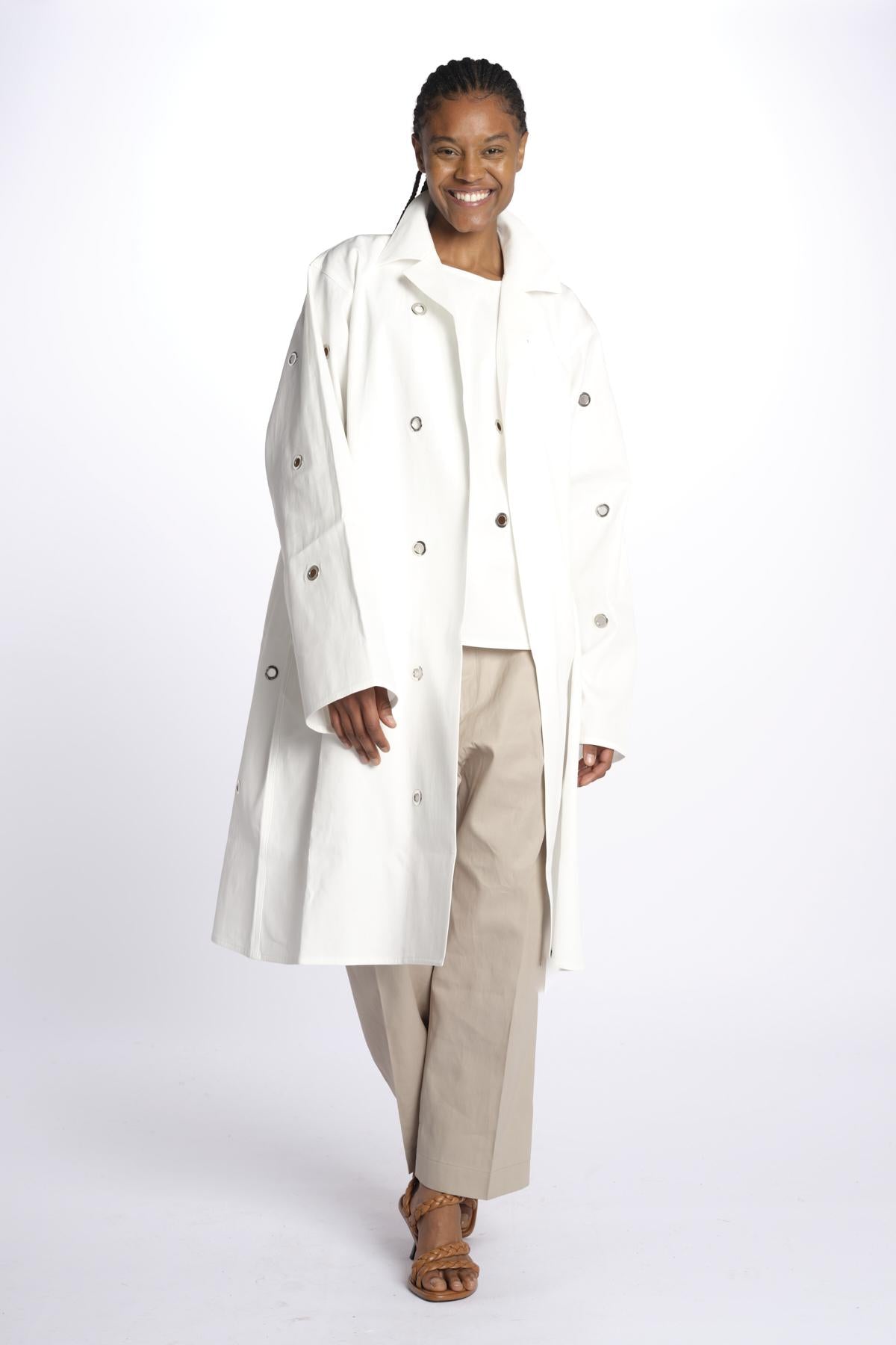 CHESTERFIELD Spolverino con anelli CHESTERFIELDD OFF WHITE sofie d'hoore 