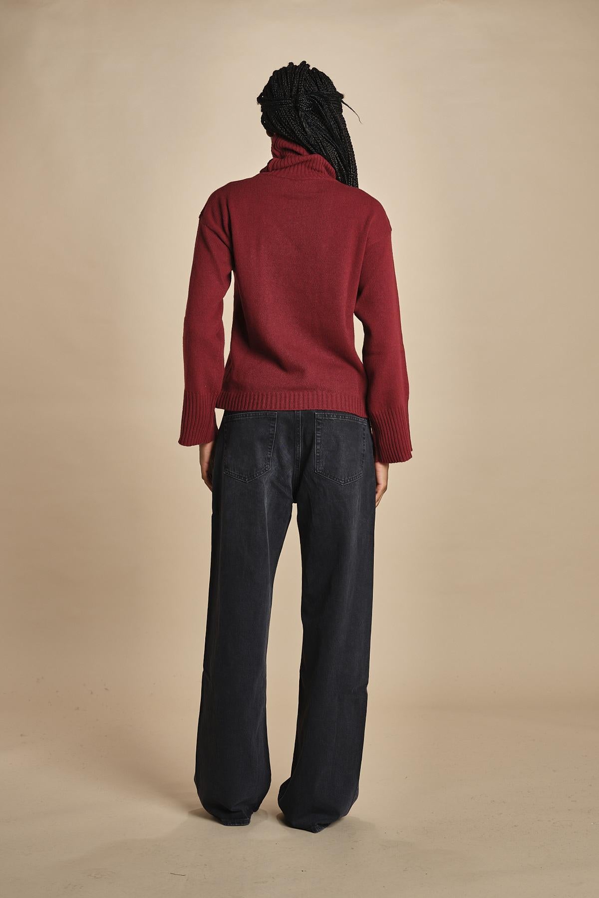 dolcevita con manica a campana by milaura. d2500895 10868 BORDEAUX milaura 