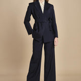 giacca in  fresco lana  con cintura TESO 2525046031600 001 weekend maxmara 