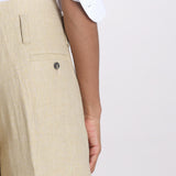 pantalone largo con nervature ORIANA 540 50340 quelledue 