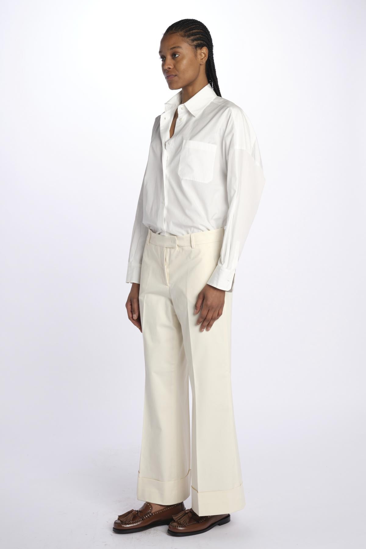 Pantalone MELODIA cropped risvolto MELODIA65254 10 quelledue 