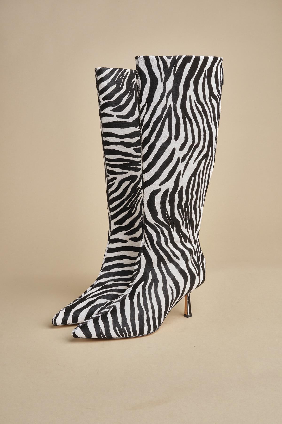 stivale alto zebrato PETRA CALF F870ZBR ZBR studio AMELIA 