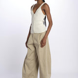 Gilet NELLIE costine 5538106 CREME herskind 