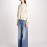 camicia in pizzo 084 CREAM sea ny 
