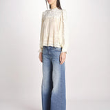 camicia in pizzo 084 CREAM sea ny 