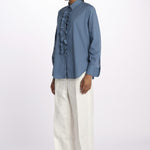 GEMMA camicia con rouches M27D0GEMMAT0278 U562 massimo alba 