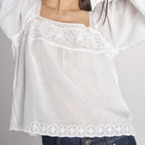 Camicia con scollo quadrato GIOVANNA 2HVA27-V09848 BLANC vanessa bruno 