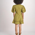 miniabito intrecciato OLGA KOMBU GREEN scarlett poppies 
