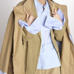 Giacca in canvas con tasche toppa CAMILLE MJD522_ATEX46 NUT jejia 