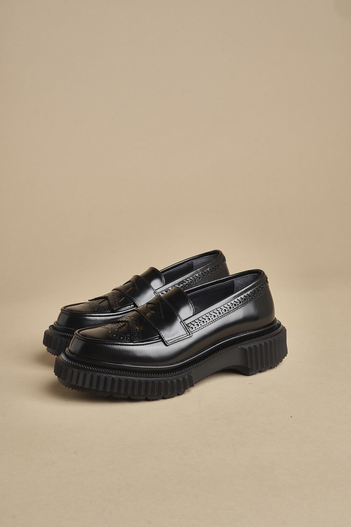 mocassino traforato 203 BLACK adieu 